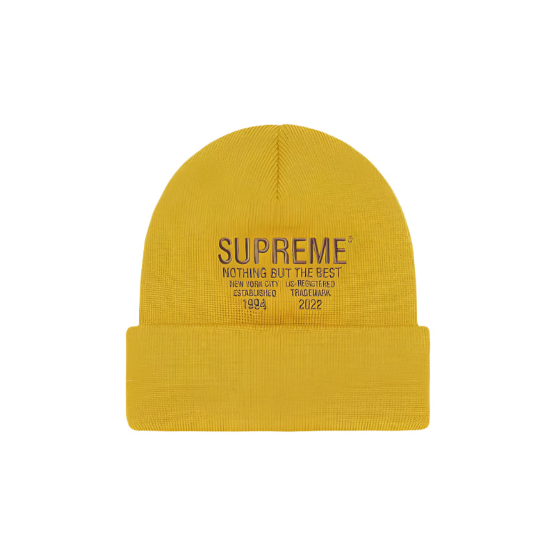 Supreme Nothing But Beanie Mustard