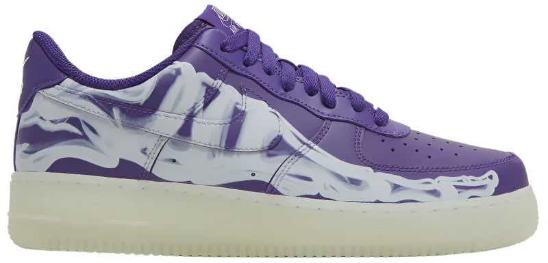 Nike Air Force 1 Low '07 QS Purple Skeleton Halloween (2021)
