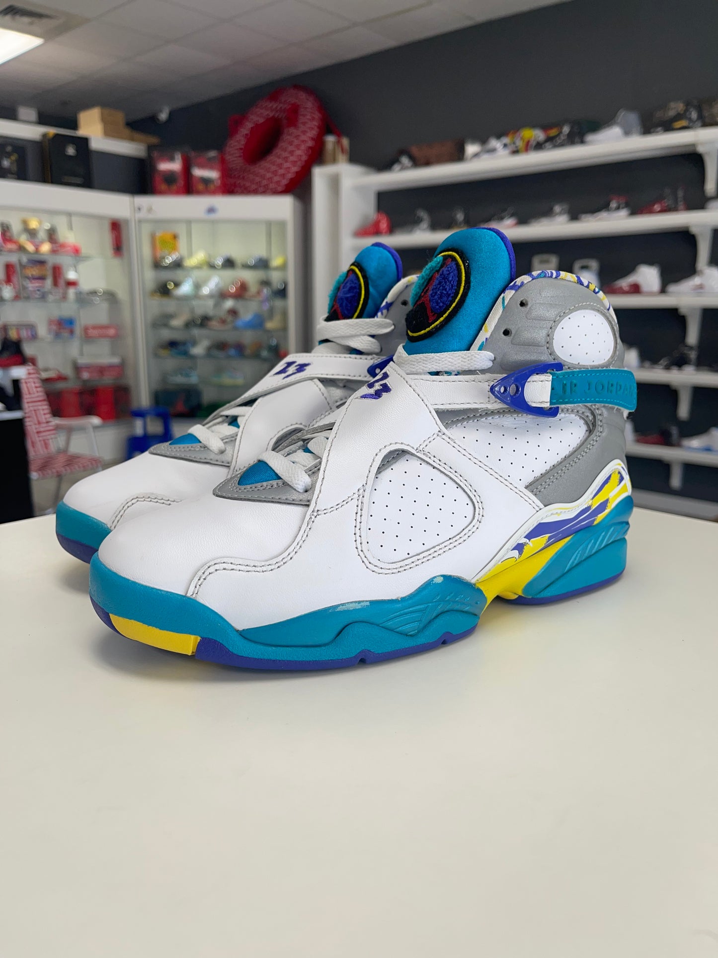 Jordan 8 Retro White Aqua (2019) (Women's) USED