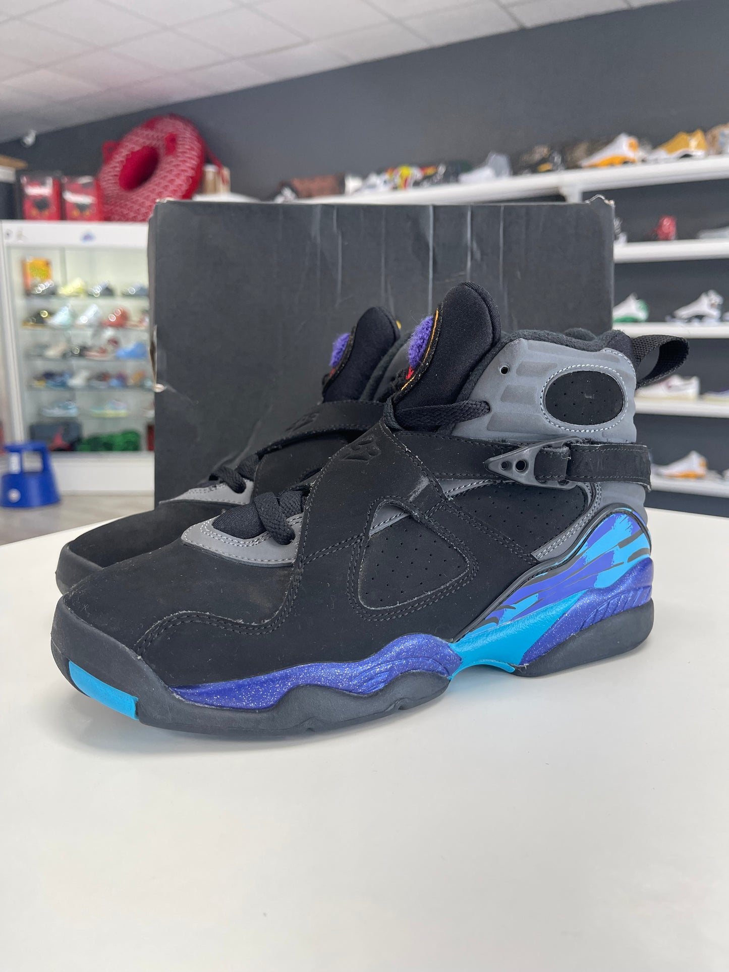 Jordan 8 Retro Aqua (2015) (GS) USED