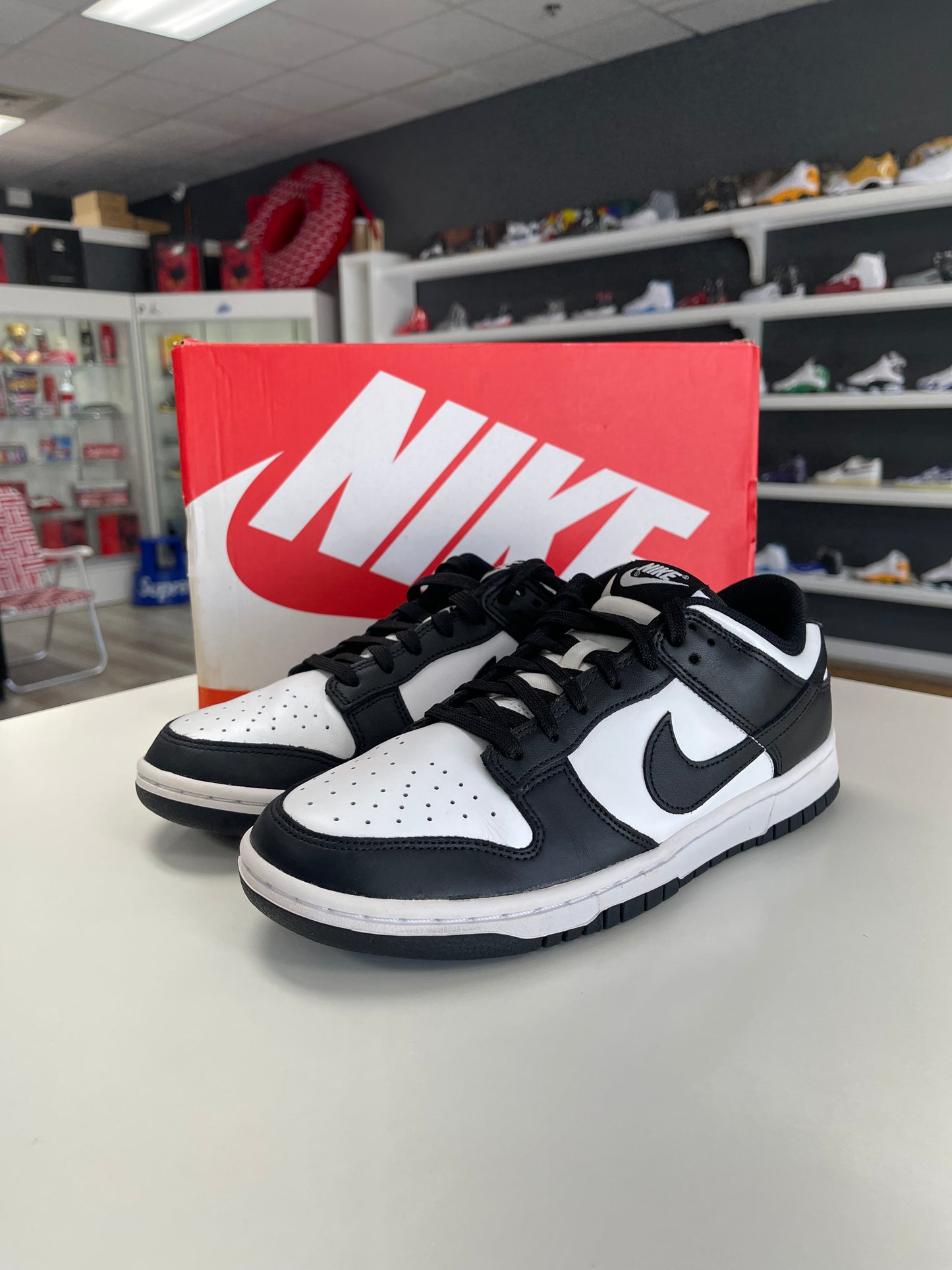 Nike Dunk Low Retro White Black Panda (Women's) USED