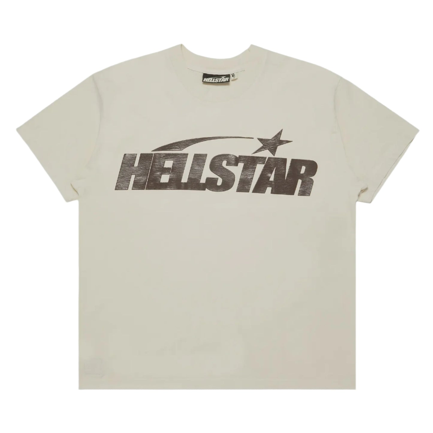 Hellstar Classic T-Shirt (Regular Print) 'White/Brown'