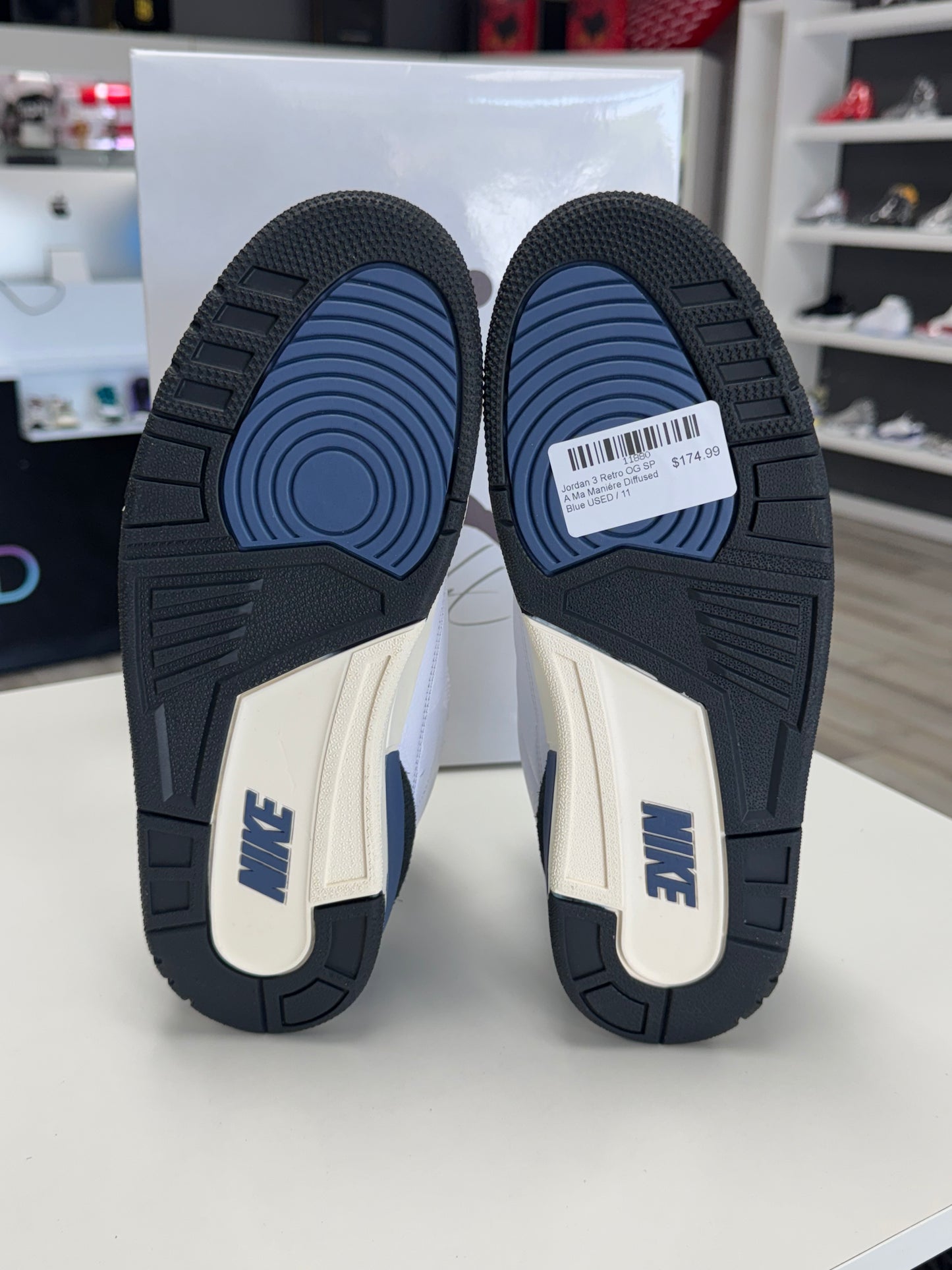 Jordan 3 Retro OG SP A Ma Maniére Diffused Blue USED