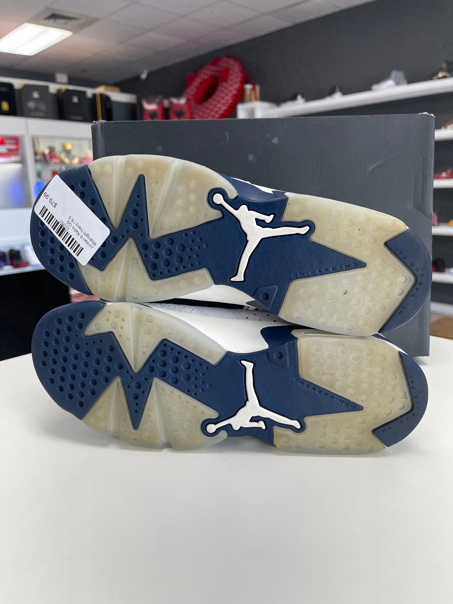 Jordan 6 Retro GS Midnight Navy USED