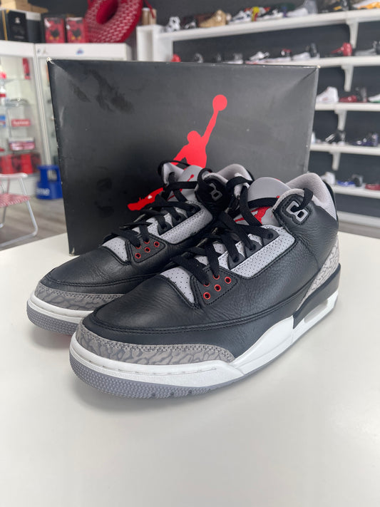 Jordan 3 Retro OG Black Cement (2024) Used Size 9