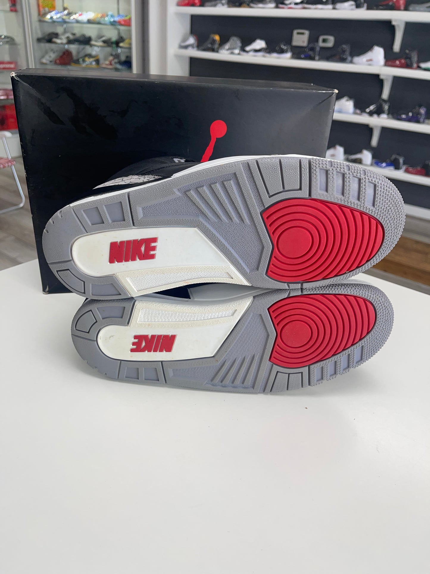Jordan 3 Retro OG Black Cement (2024) Used Size 9