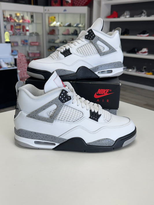 Jordan 4 Retro White Cement Used