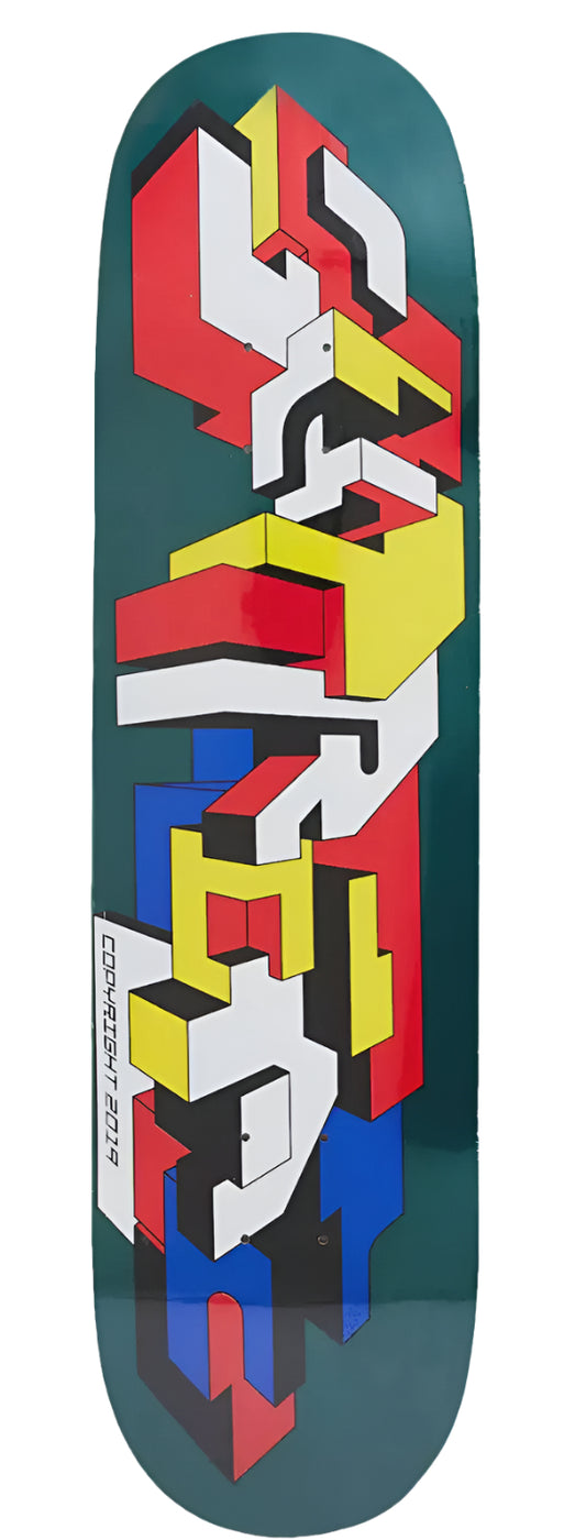Supreme Delta Logo Skateboard Deck Dark Green