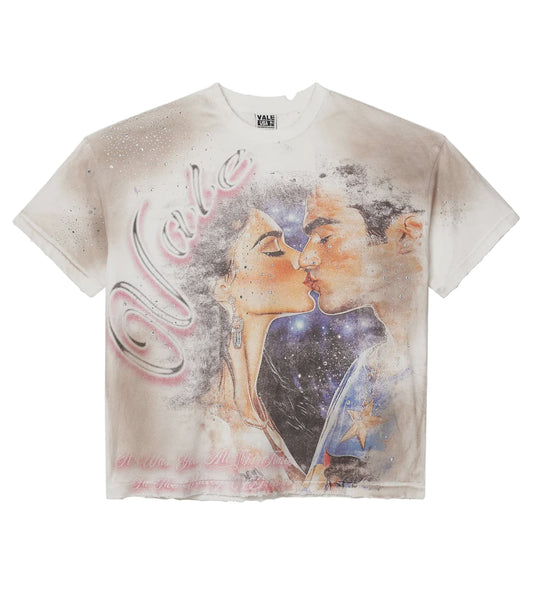 Vale Forever Fated Yours Bling Tee White