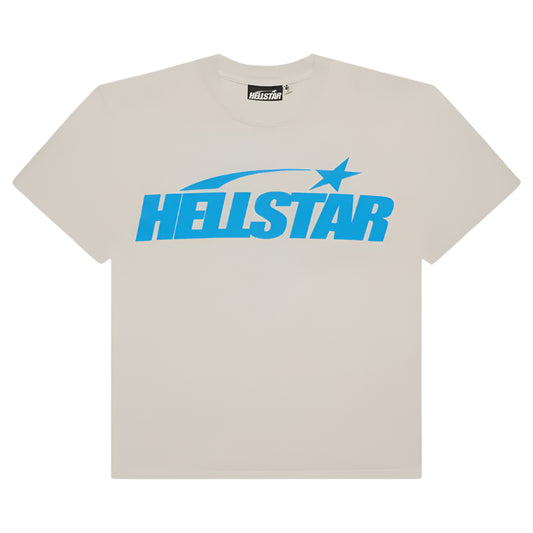 Hellstar Classic T-Shirt (Regular Print) 'White/Blue'